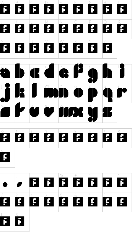 character map