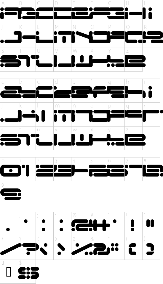 character map