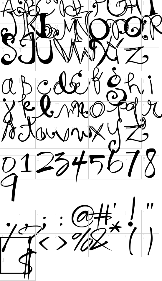 character map